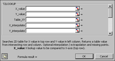 Formula Palette Dialog